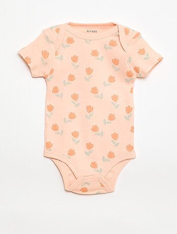 Bodies imprimés en coton - lot de 3