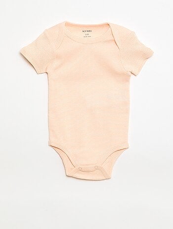 Bodies imprimés en coton - lot de 3