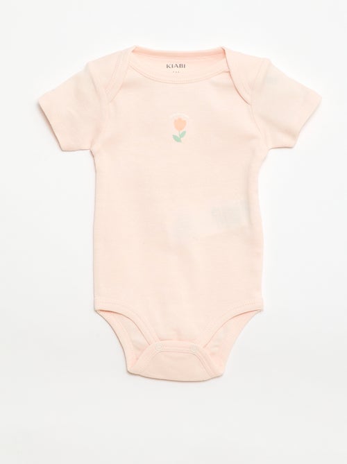 Bodies imprimés en coton - lot de 3 - Kiabi Bodies imprimés en coton - lot de 3 - Kiabi
