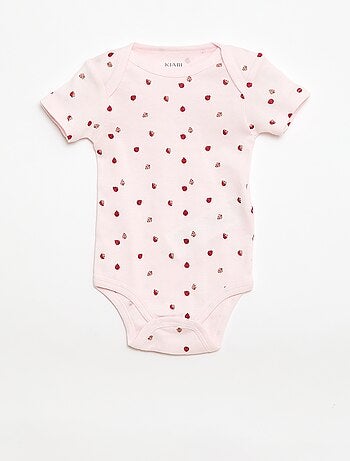 Bodies imprimés en coton - lot de 3