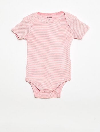 Bodies imprimés en coton - lot de 3