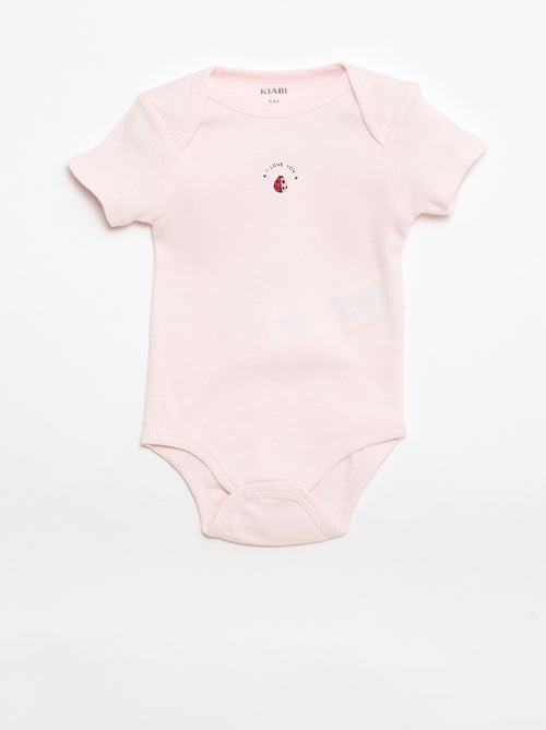 Bodies imprimés en coton - lot de 3 - Kiabi Bodies imprimés en coton - lot de 3 - Kiabi