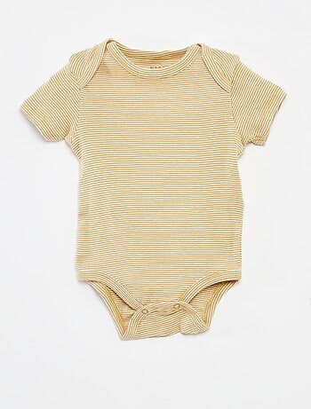 Bodies imprimés en coton - lot de 3