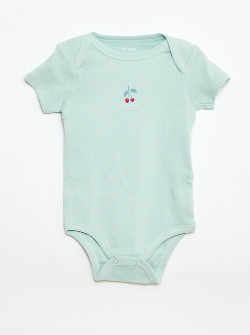 Bodies imprimés en coton - lot de 3 - Kiabi Bodies imprimés en coton - lot de 3 - Kiabi