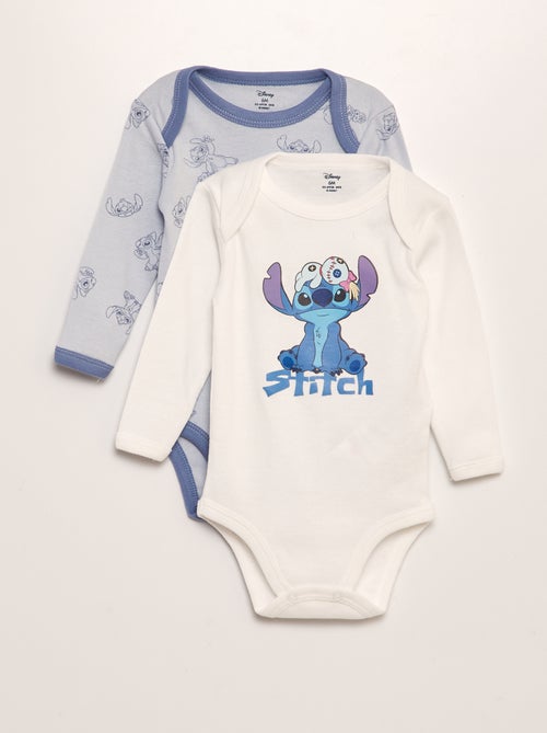 Bodies 'Stitch' en jersey - lot de 2 - Kiabi