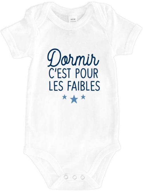 Body - DORMIR C'EST POUR LES FAIBLES 2 MPT - Kiabi Body - DORMIR C'EST POUR LES FAIBLES 2 MPT - Kiabi