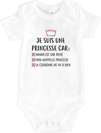 Body - JE SUIS UNE PRINCESSE CAR MAMAN EST UNE REINE…