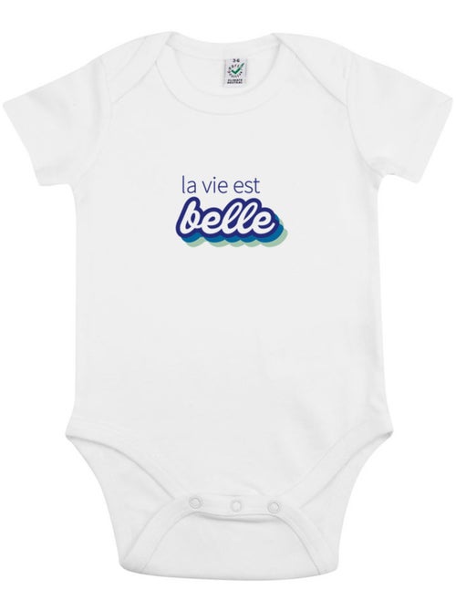 Body - LA VIE EST BELLE VERT - Kiabi Body - LA VIE EST BELLE VERT - Kiabi