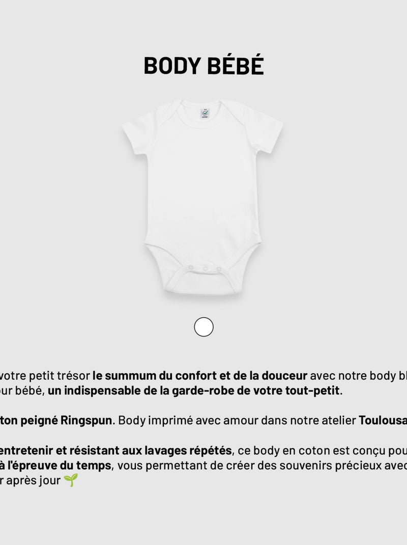 Body - MADAME CANAILLE Blanc - Kiabi