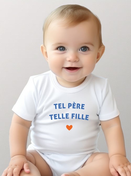 Body - TEL PÈRE TELLE FILLE CŒUR - Kiabi Body - TEL PÈRE TELLE FILLE CŒUR - Kiabi