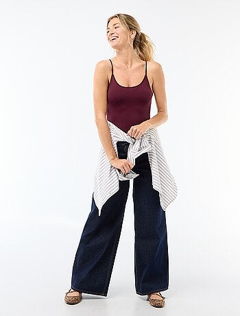 Body à fines bretelles