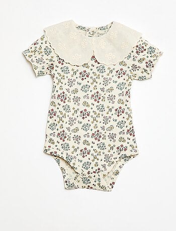 Body avec col claudine