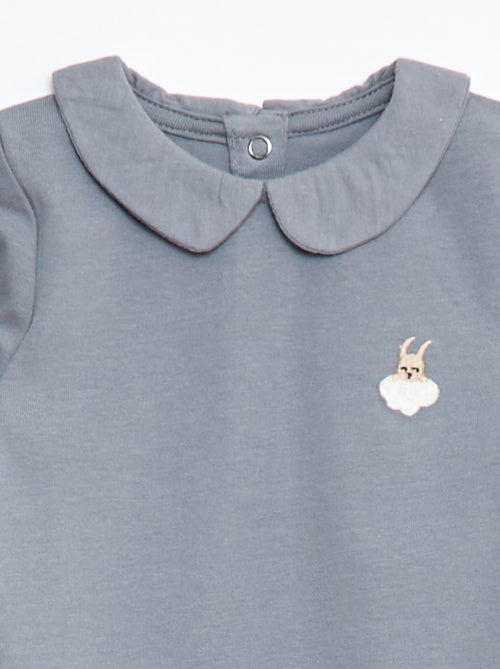 Body avec col claudine - Kiabi