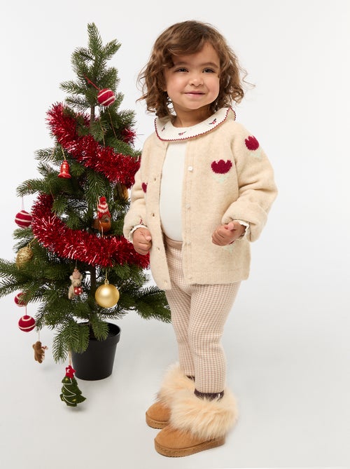 Body avec col claudine et manches longues - Kiabi