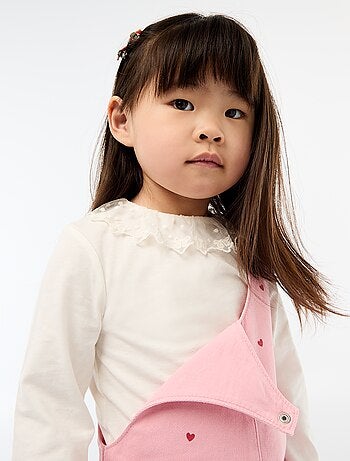 Body avec collerette en dentelle