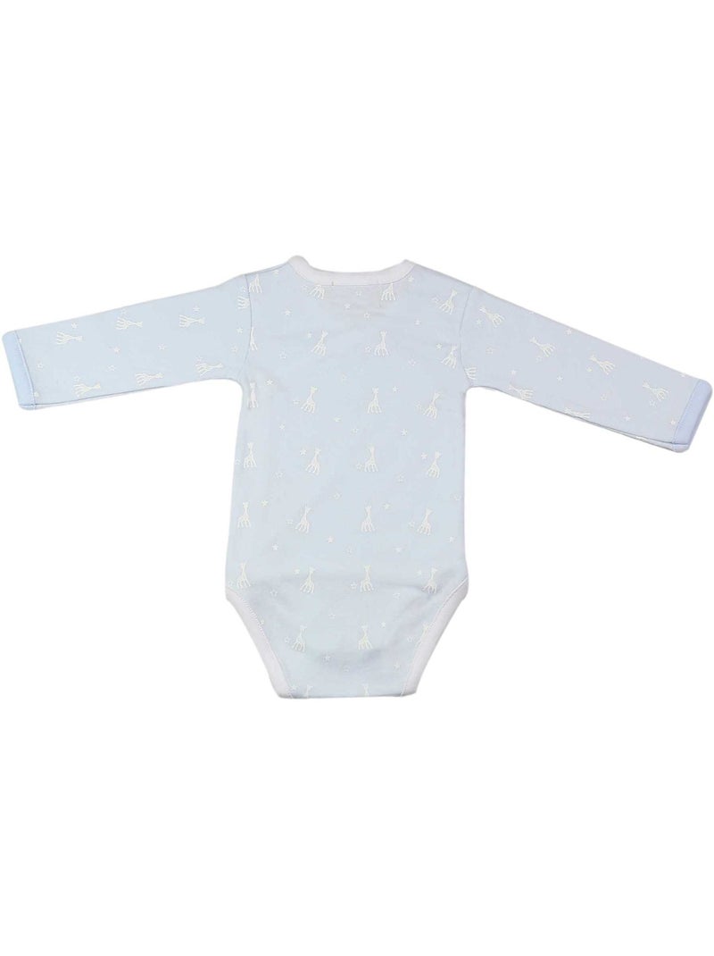 Body bébé ouverture croisé sophie la girafe® Bleu ciel - Kiabi