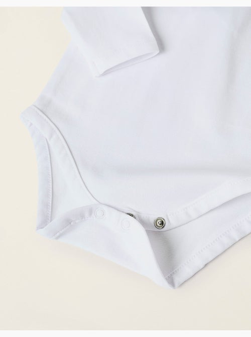 Body-blouse avec volants en coton - Kiabi