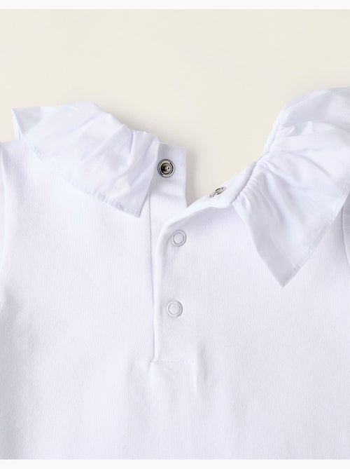 Body-blouse met ruches in katoen - Kiabi Body-blouse met ruches in katoen - Kiabi