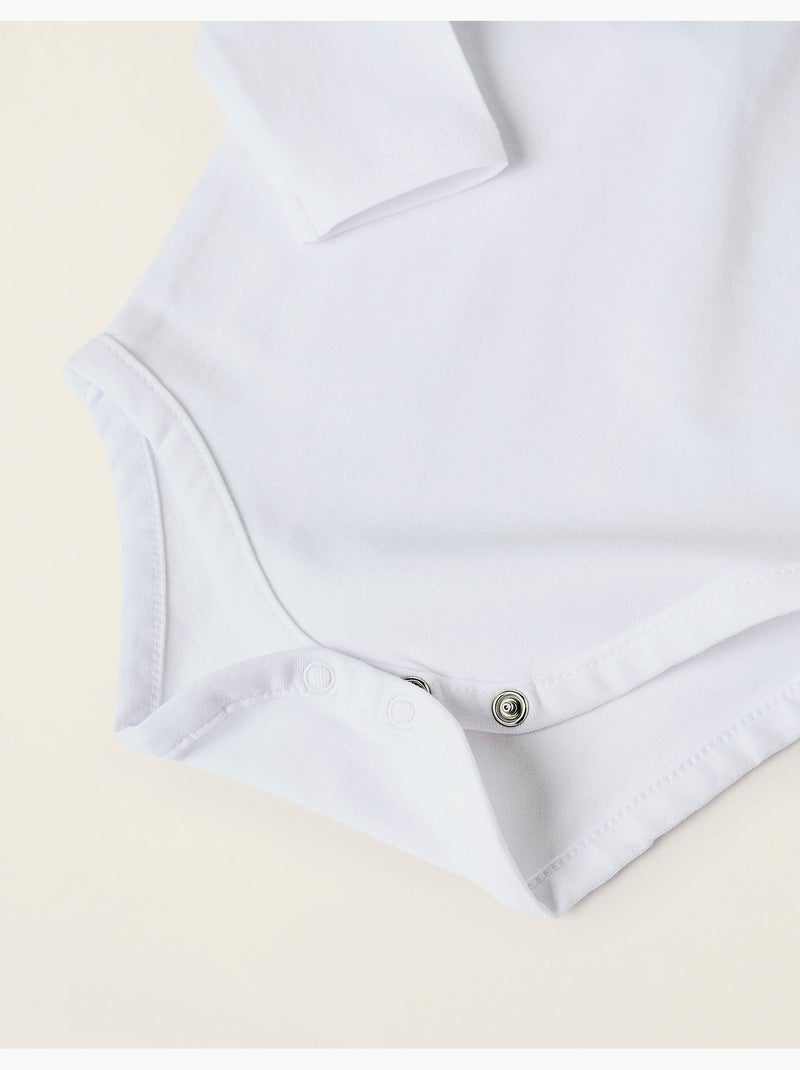 Body-blouse met ruches in katoen Wit - Kiabi