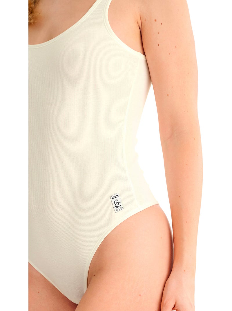 Body brésilien échancré freedom Ecru - Kiabi