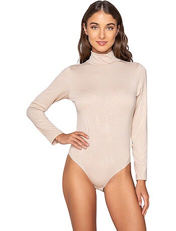 Body col montant manches longues micro touch comfort