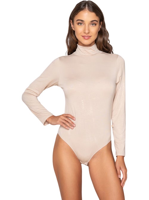 Body col montant manches longues micro touch comfort - Kiabi Body col montant manches longues micro touch comfort - Kiabi
