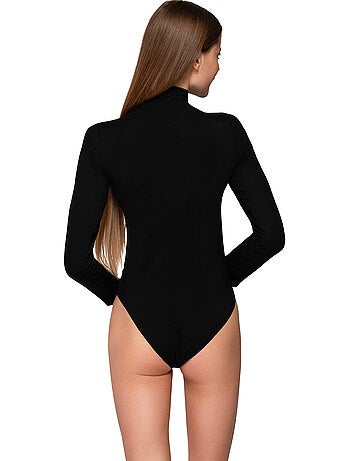 Body col montant manches longues micro touch comfort