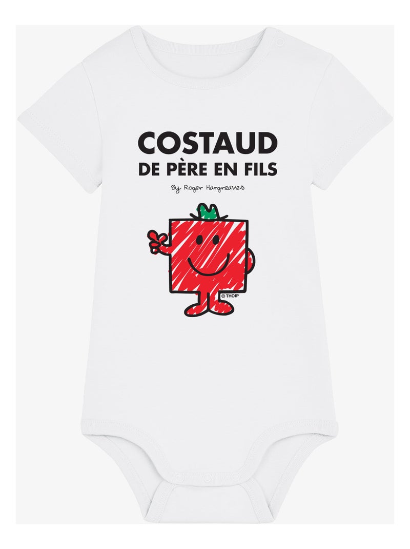 Body COSTAUD DE PÈRE EN FILS Blanc - Kiabi
