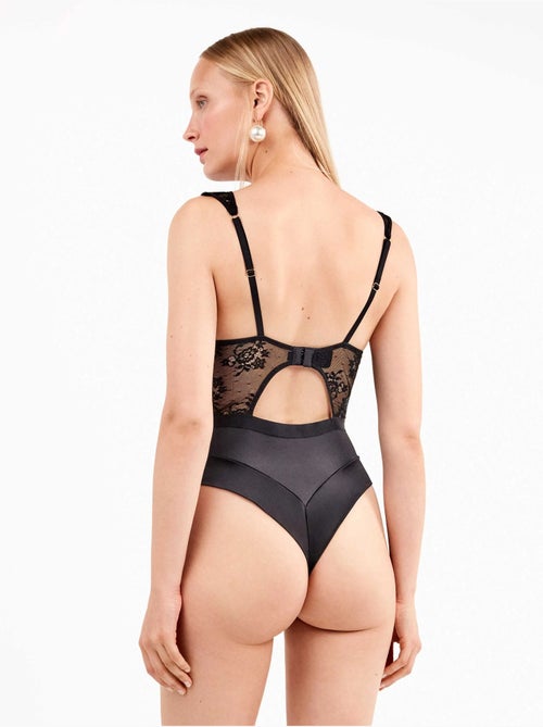 Body dentelle partout épaulettes - Kiabi