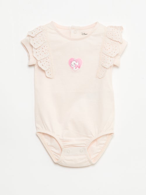 Body 'Disney' 'Marie' avec broderies anglaises - Kiabi