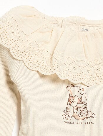 Body 'Disney' met geborduurde kraag