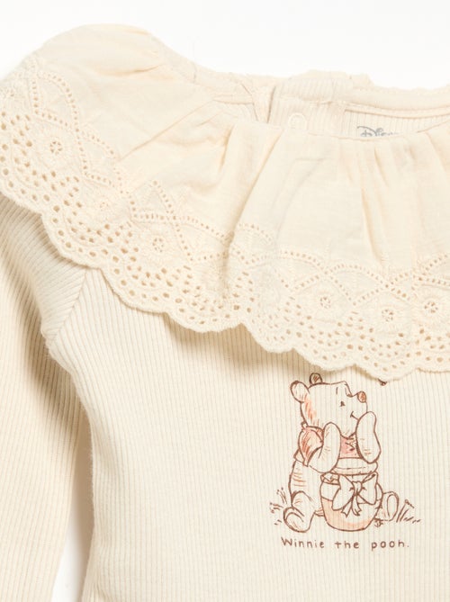 Body 'Disney' met geborduurde kraag - Kiabi