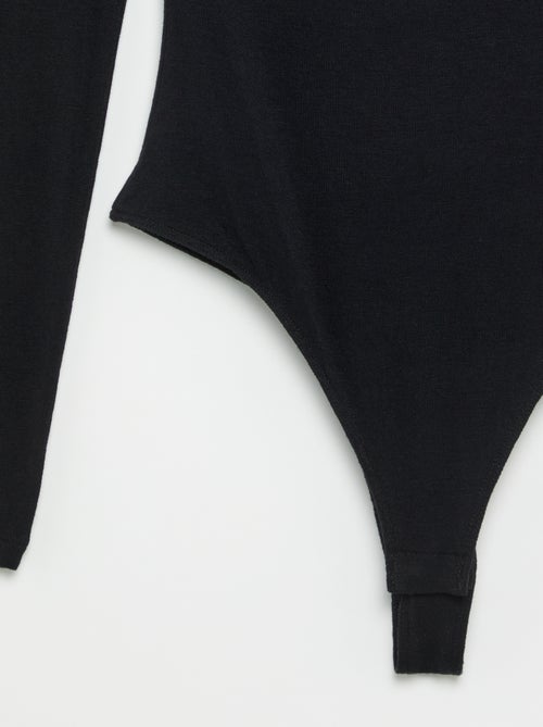 Body effen met kant - Kiabi