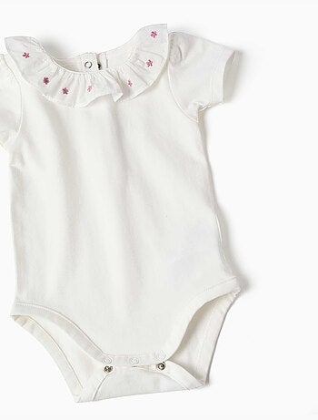 Body en coton et robe chasuble en sergé