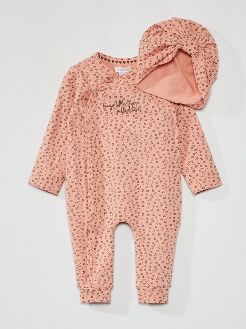 Body en coton rose - Kiabi