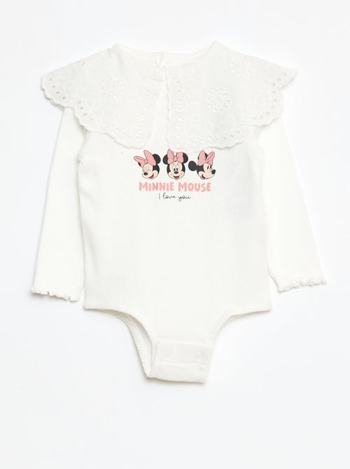 Body en maille côtelée 'Minnie' 'Disney' - Kiabi