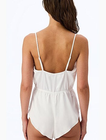 Body en satin froissé froncé penti