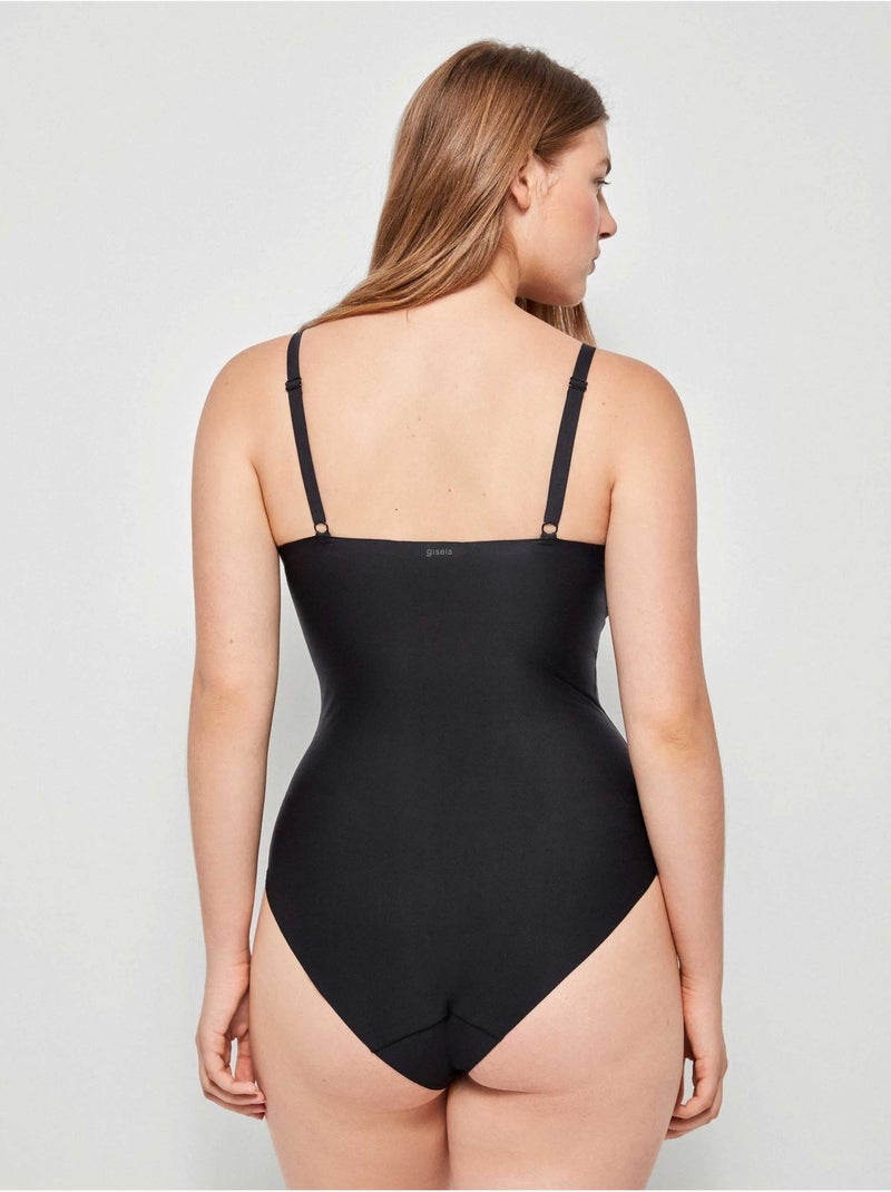 Body enveloppant sans armature et sans coutures Noir - Kiabi