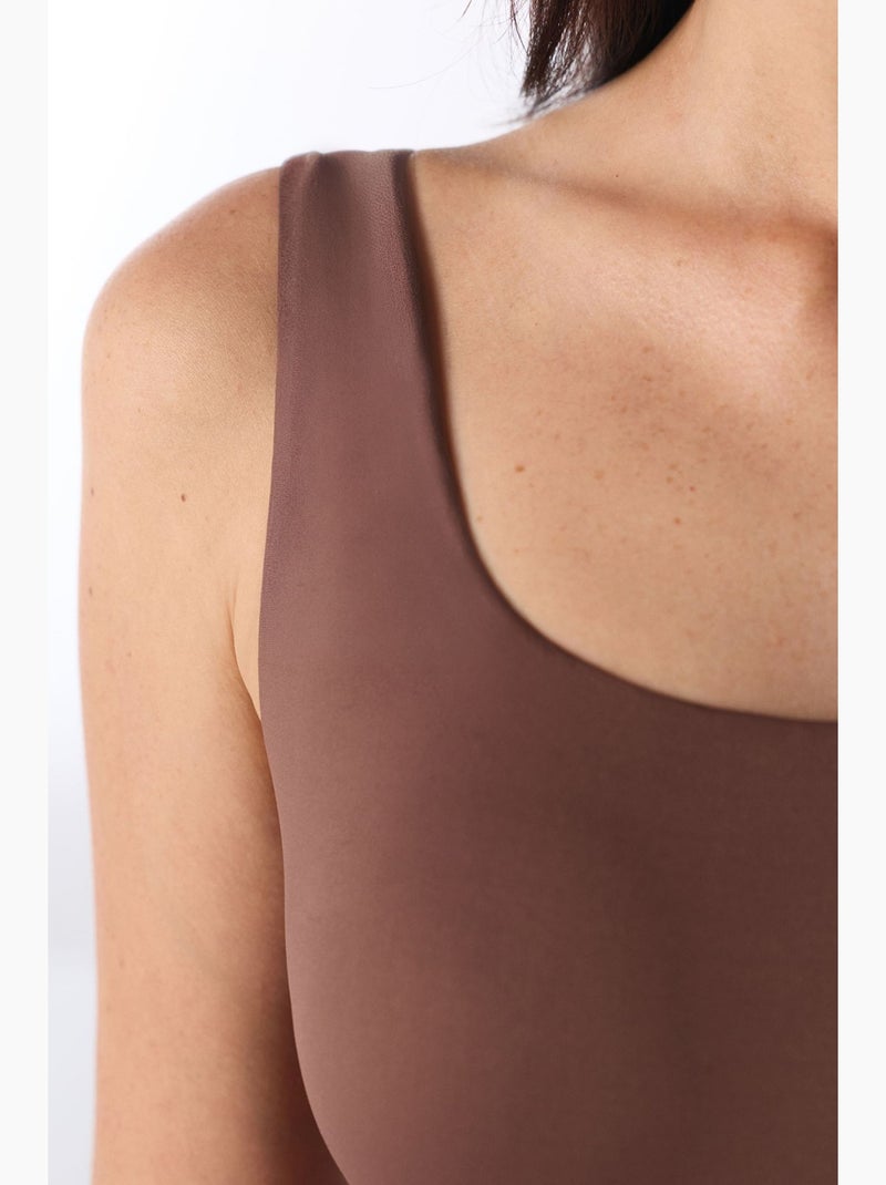 Body femme penti Marron chocolat - Kiabi