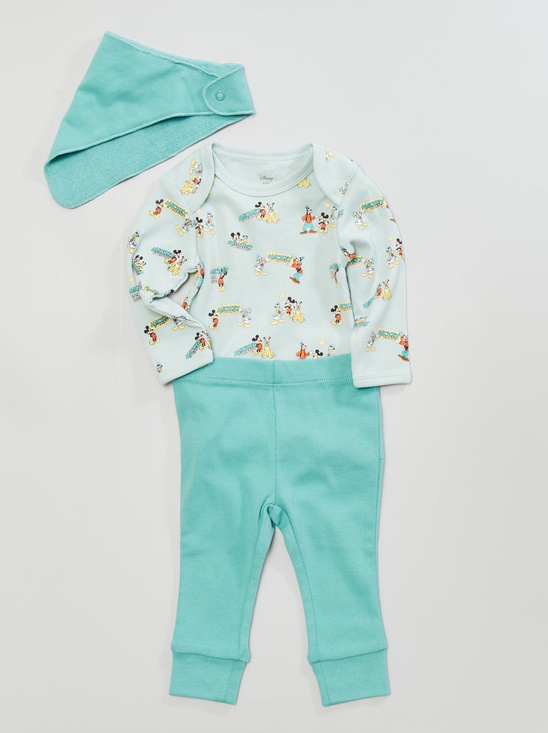 Body + legging + slabbetje - 3 stuks mickey - Kiabi