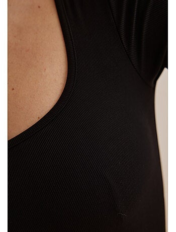 Body manches courtes à brassière intégrée lou