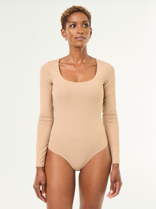 Body manches longues et col rond - Kiabi