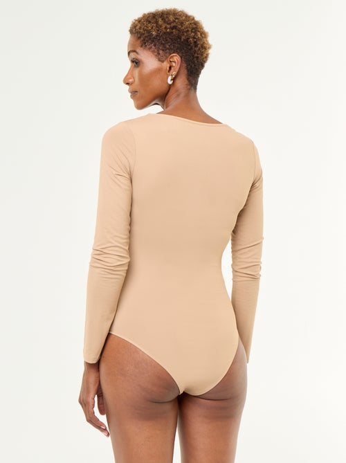 Body manches longues et col rond - Kiabi