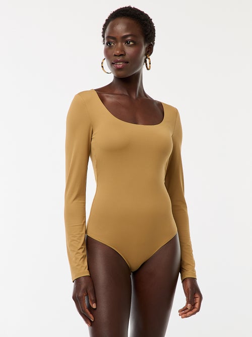 Body manches longues et col rond - Kiabi