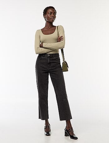 Body manches longues et col rond