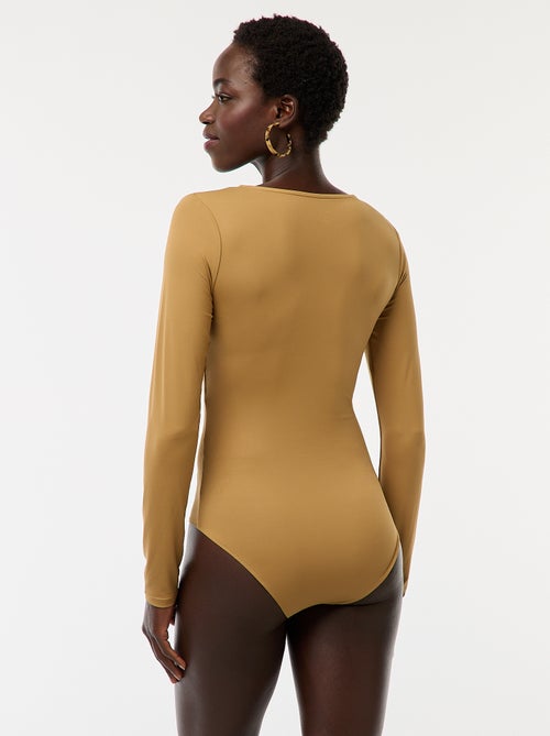 Body manches longues et col rond - Kiabi