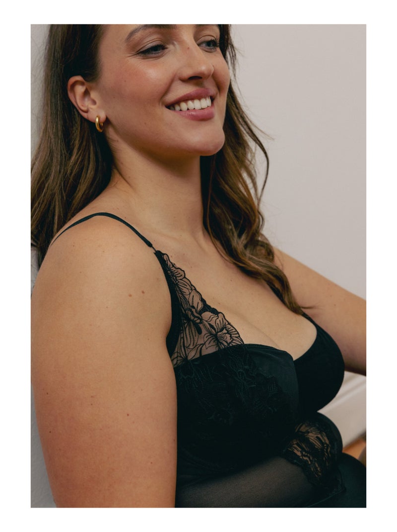 Body met beugels adria Zwart - Kiabi