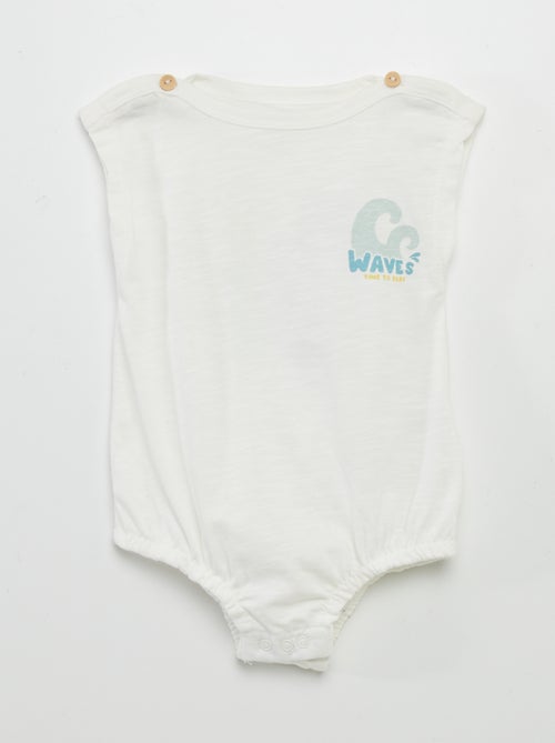 Body met boothals en print - Kiabi