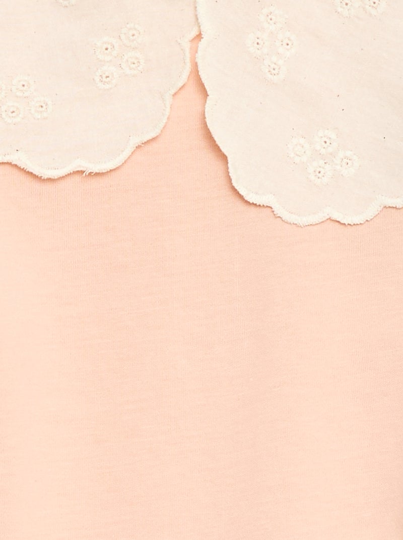 Body met claudinekraag Rose - Kiabi