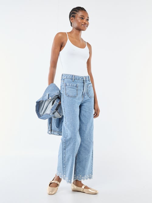 Body met fijne schouderbandjes - Kiabi